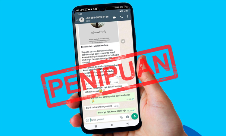 Waspada Link Undangan Nikah Digital, Penipu di Whatsapp Curi Data Pribadi