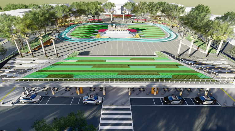 Wow! Taman Alun-alun Singaparna Bakal Keren, Ini Rencana Detail Plaza Miring
