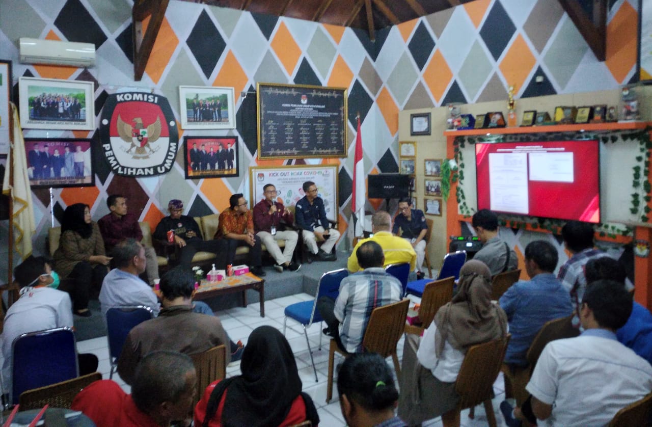 KPU Banjar Ultimatum Sampai 3 September Perbaikan Keanggotaan Parpol 