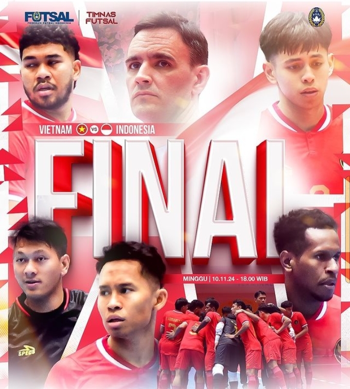 Final ASEAN Futsal Championship 2024! Indonesia vs Vietnam : Jadwal Siaran Langsung dan Prediksi Pertandingan