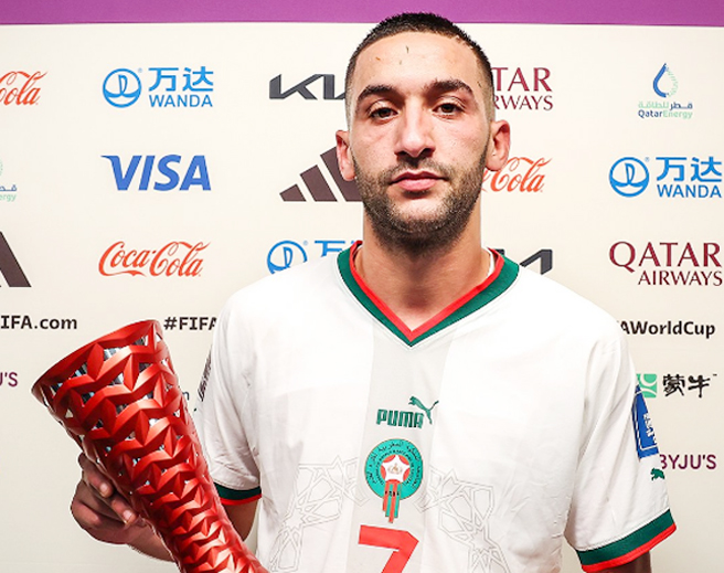 Jadi Man of The Match saat Kalahkan Belgia 2-0, Hakim Ziyech Kirim Pesan ke AC Milan dan Tottenham Hotspurs