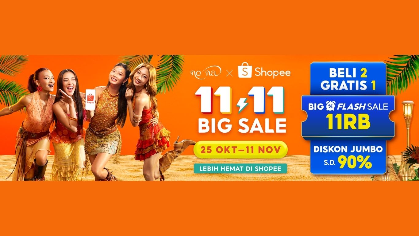 “Tap Tap Langsung Pesan!” Pesona island girl, no na x Shopee Warna Musik Segar di 11.11 Big Sale