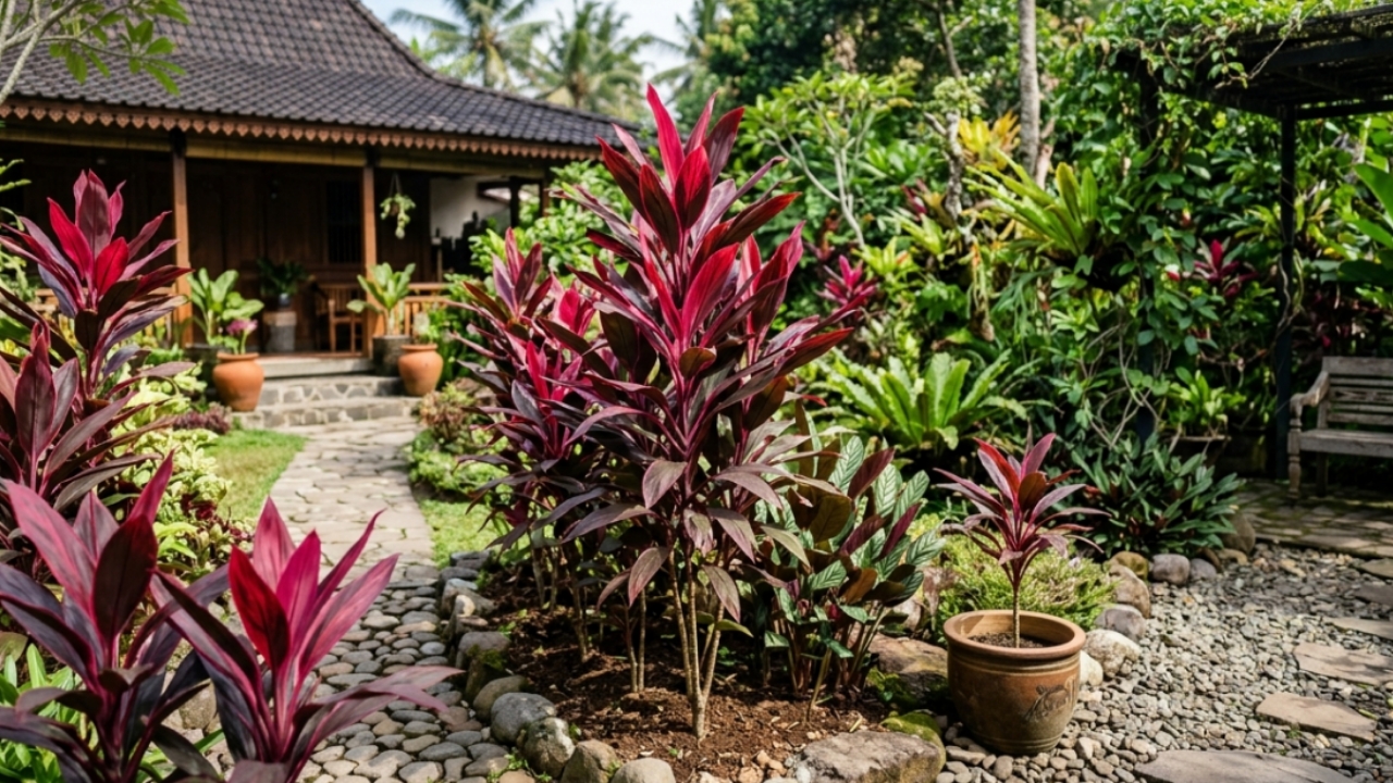 Hanjuang Merah Tren Lagi, Tanaman Klasik Cantik dengan Segudang Manfaat dan Perawatan Super Mudah