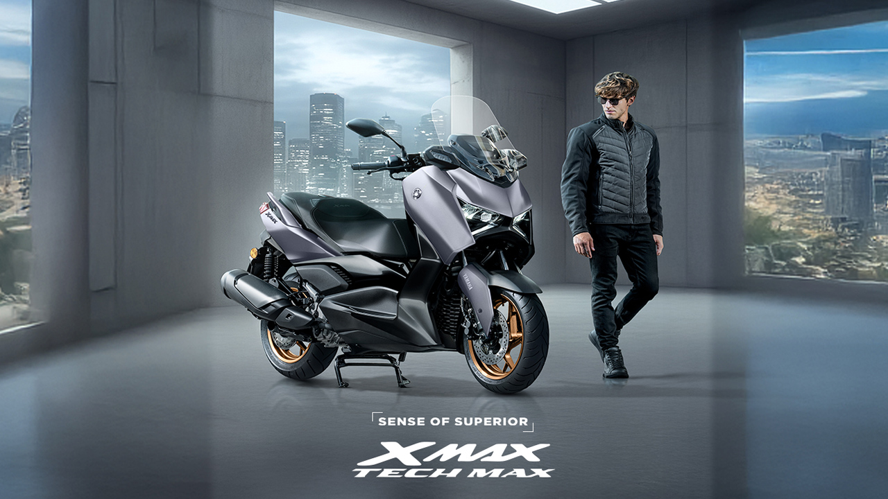 Makin Ganteng dan Canggih, Yamaha Luncurkan XMAX Connected Tech Max di IMOS 2025