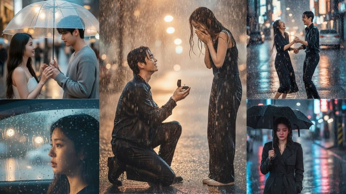 Kumpulan Prompt AI Ini Bikin Foto Saat Hujan Jadi Romantis Ala Drama Korea