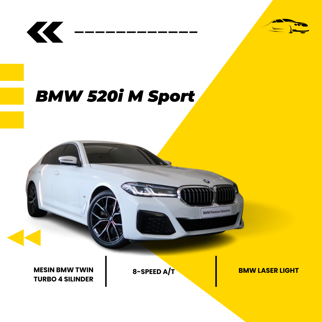 BMW 520i M Sport, Sedan Mewah dengan Desain Sporty dan Fitur Canggih