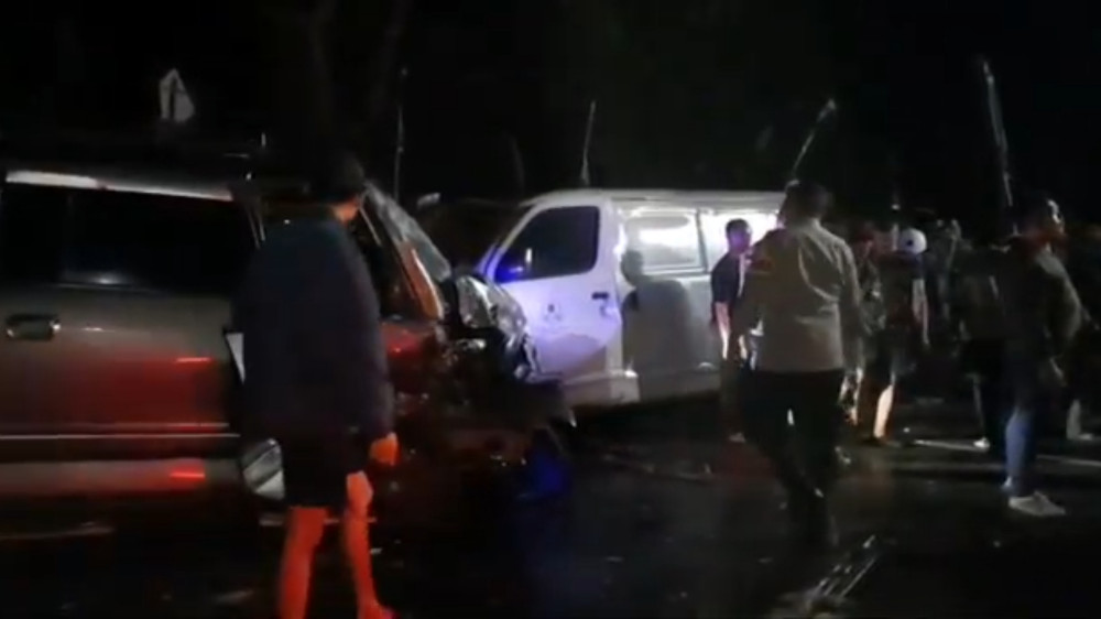 Kecelakaan Beruntun di Ciawi Tasikmalaya,  6 Orang Luka-Luka, 1 Meninggal Dunia