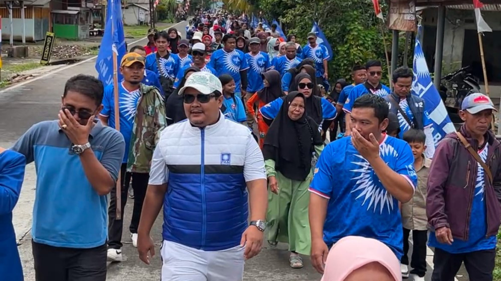 PAN Walk di Cipatujah Jadi Momentum Perkuat Silaturahmi Warga Tasikmalaya