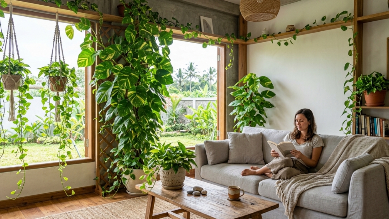 Sirih Gading Tanaman Hias Cantik yang Diam-Diam Bersihkan Udara di Rumah