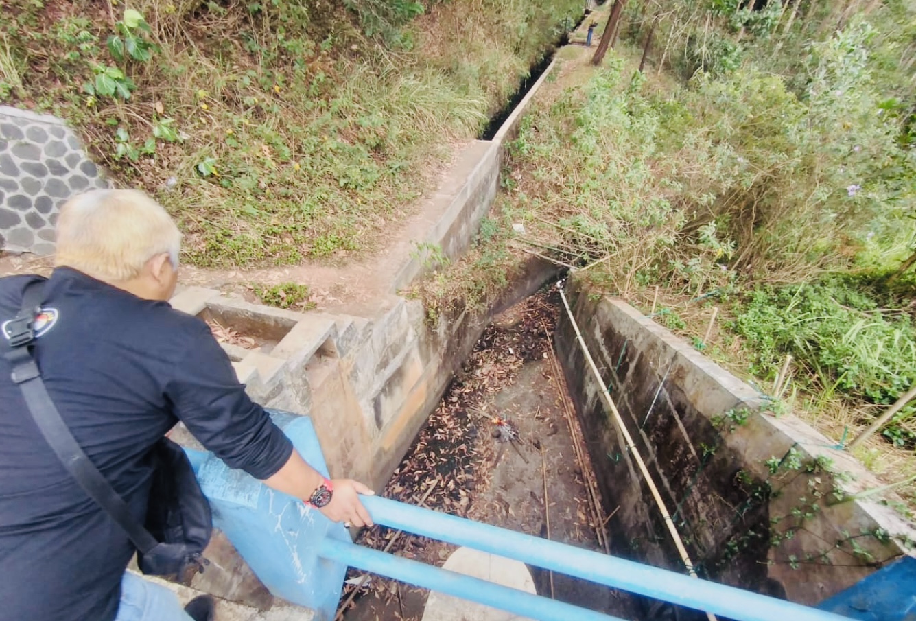 Air Situ Leutik Kota Banjar Surut, Pesawahan di Dua Desa Alami Kekeringan Hingga Puluhan Hektar 