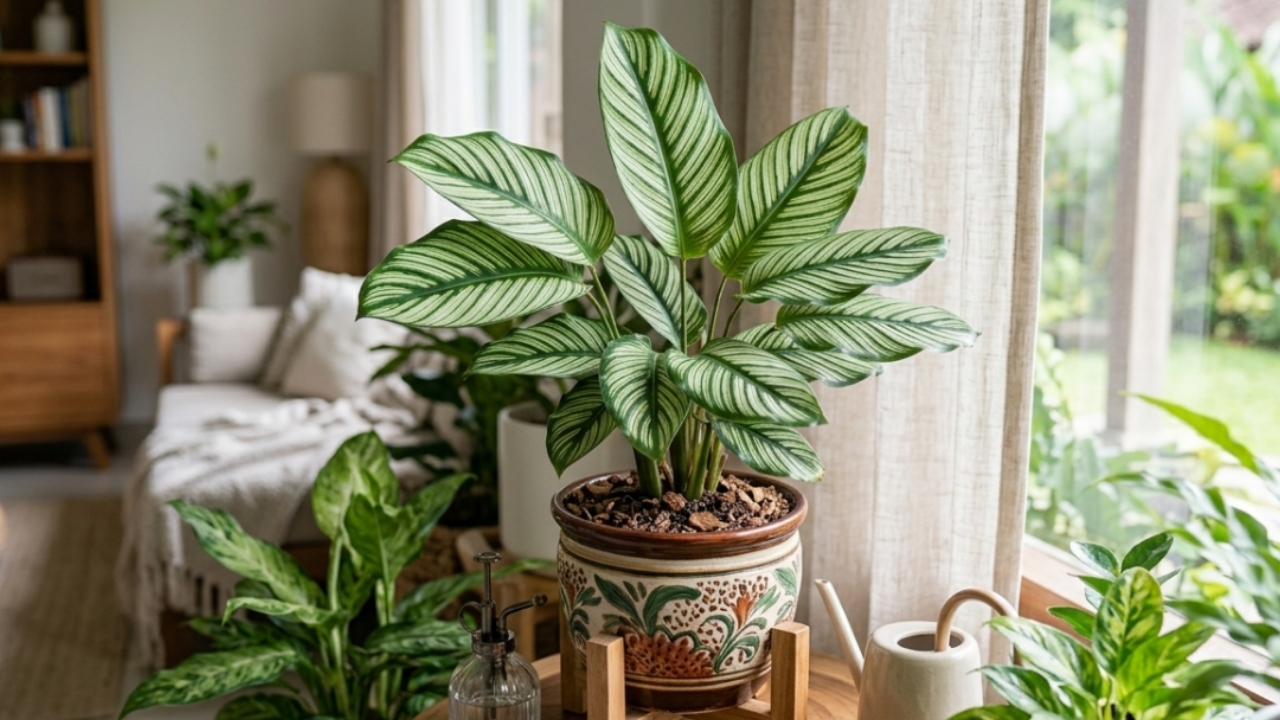 Trik Merawat Calathea Merak Agar Tetap Lembap, Sehat, dan Memukau Sepanjang Waktu