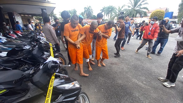 Harga Motor-Motor Curian di Tasikmalaya Mencengangkan, 3 Sindikat Curanmor Lintas Daerah Berhasil Dibongkar 