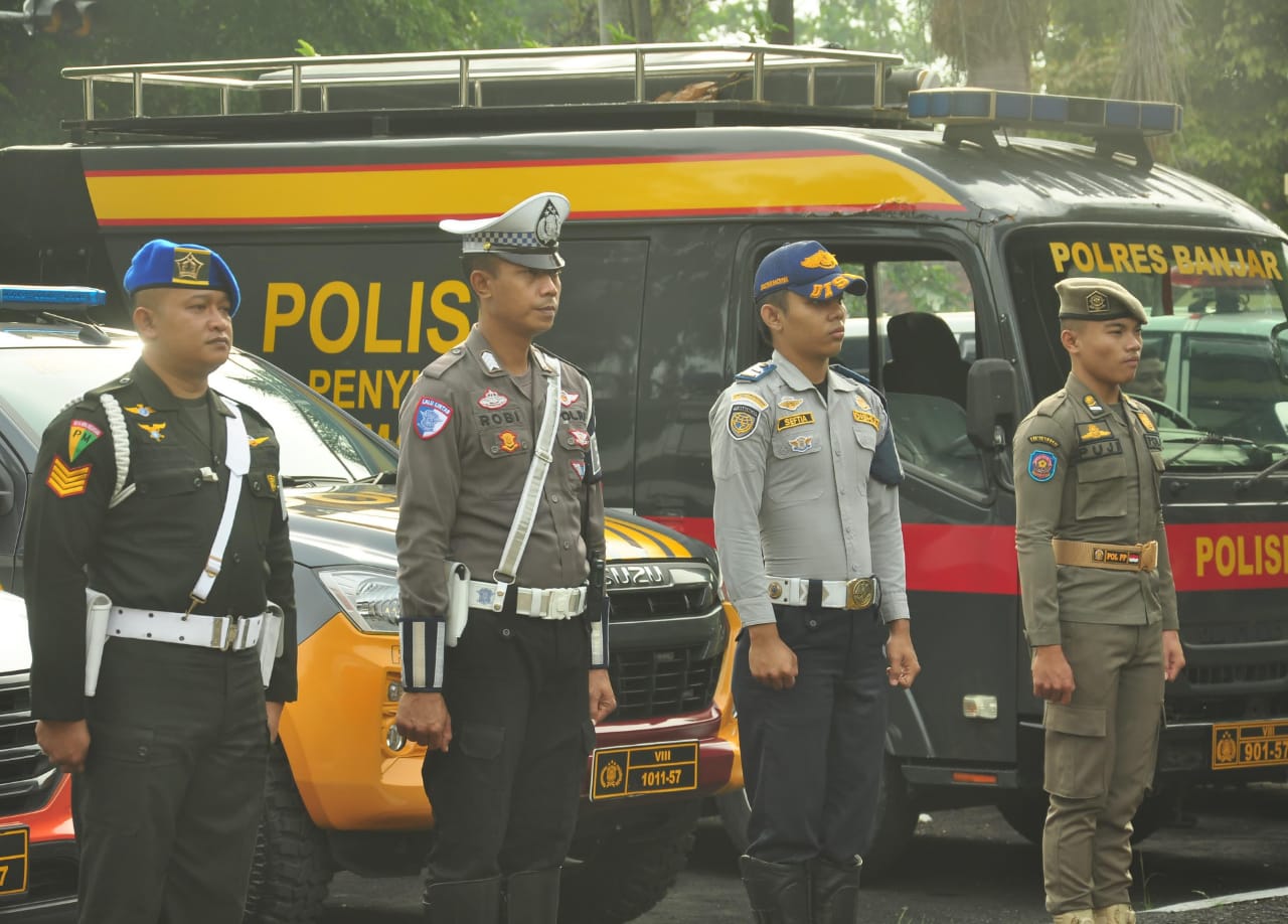 Jelang Nataru, Kota Banjar Siaga Layaknya Zona Perang: Ratusan Personel dan Pos Terpadu Dikerahkan 