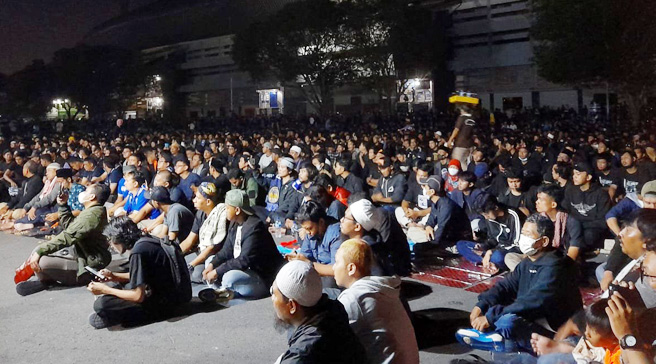 Brajamusti, Brigata Curva Sud dan Paserbumi Tuntut Usut Tuntas Tragedi Kanjuruhan Malang