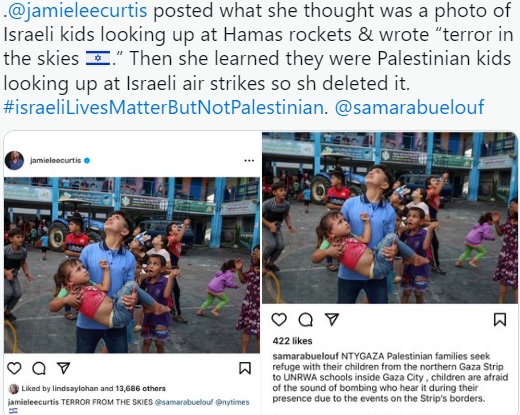 Blunder Fatal, Aktris Hollywood Posting Israel Dapat Teror dari Langit, Tapi Gunakan Foto Anak-Anak Palestina