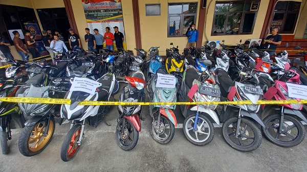 Polres Tasikmalaya Kota Amankan 43 Sepeda Motor Curian, 3 Sindikat Curanmor Lintas Daerah Berhasil Diungkap