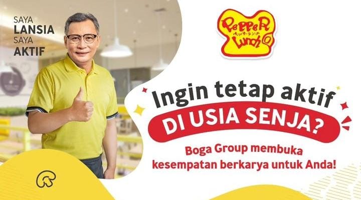 KEREN Pepper Lunch Indonesia Buka Lowongan Kerja untuk Lansia Usia 60 Tahun ke Atas Ini Kualifikasi dan Jobnya