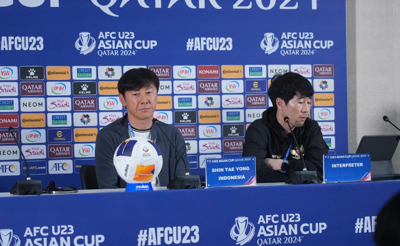 Kecewa Berat dengan Wasit, Shin Tae-yong Sebut Laga Qatar vs Timnas Indonesia U-23 Sebagai Pertunjukan Komedi