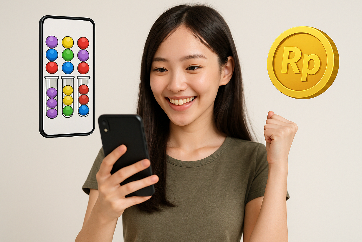 Game Penghasil Uang Ball Sort, Bukti Saldo DANA Hingga Rp500.000