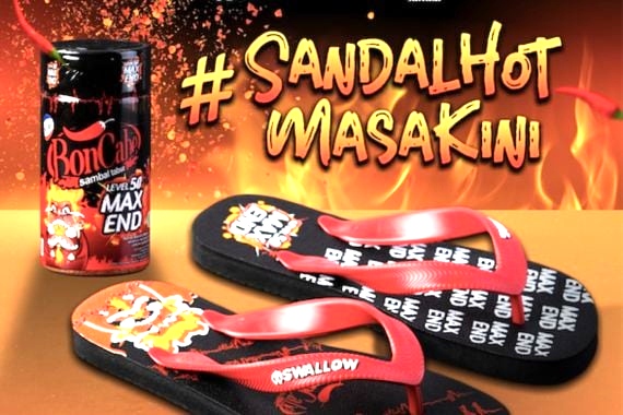 Lakukan Kolaborasi dengan Swallow, BonCabe Rilis Sandal Jepit Hot Masa Kini, Segini Harganya Kalau Mau Beli