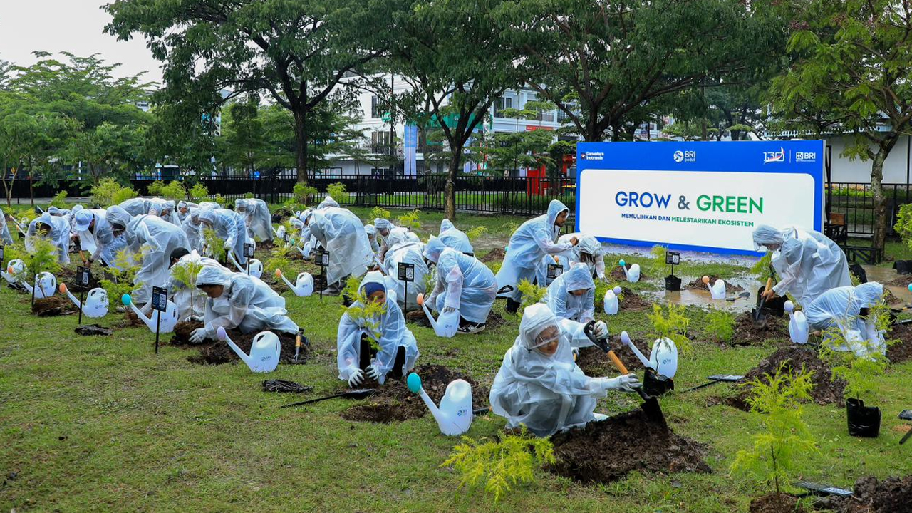 Perkuat Komitmen Keberlanjutan, BRI Gelar Aksi Tanam Pohon dan Ajak Masyarakat Peduli Lingkungan