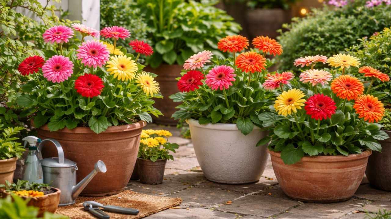 Menata Gerbera di Sudut Taman Rumah: Tips Dekorasi Estetik Sekaligus Sehat untuk Rumah Modern
