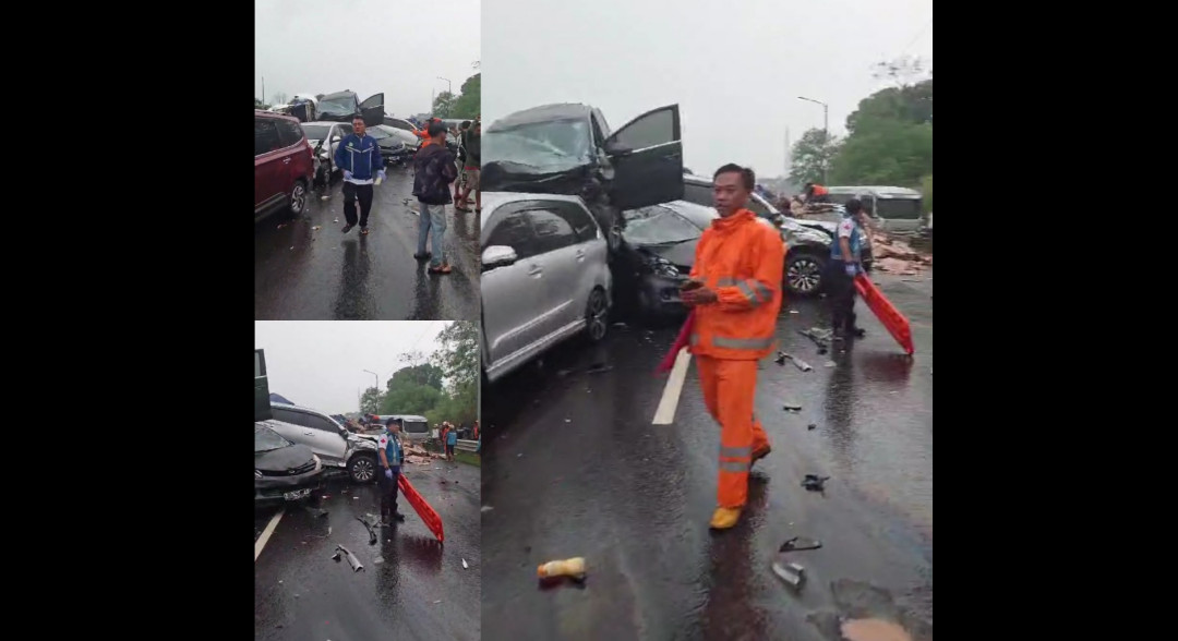 Kecelakaan Beruntun di Tol Cipularang KM 92! Belasan Kendaraan Terlibat, Satu Korban Jiwa