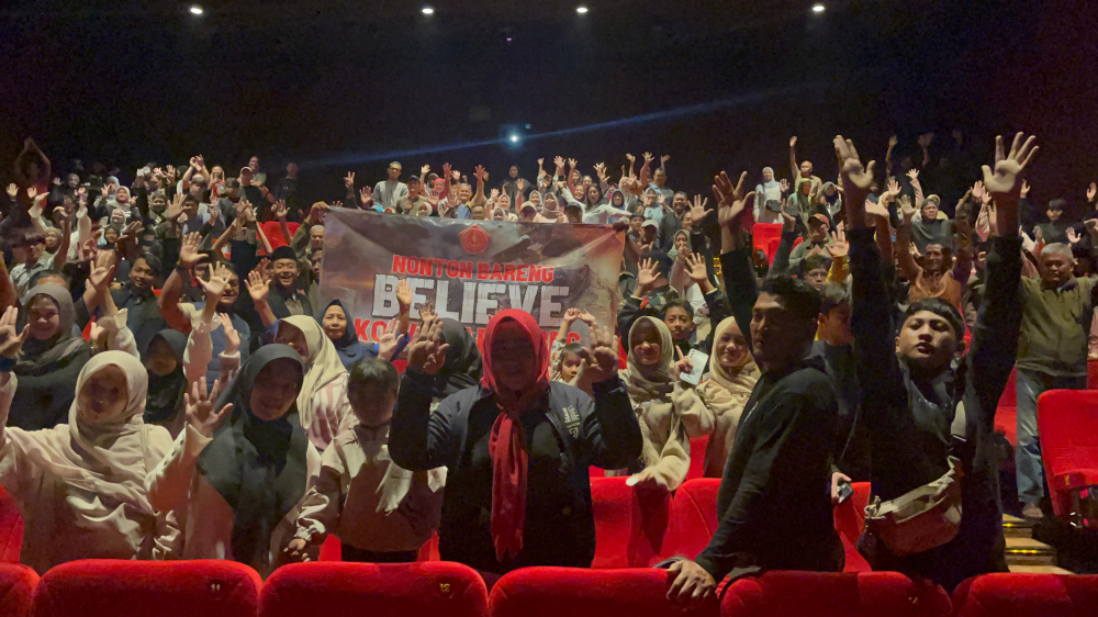 Air Mata di Bioskop Tasikmalaya: Film Believe Buka Sisi Lain Kehidupan Prajurit