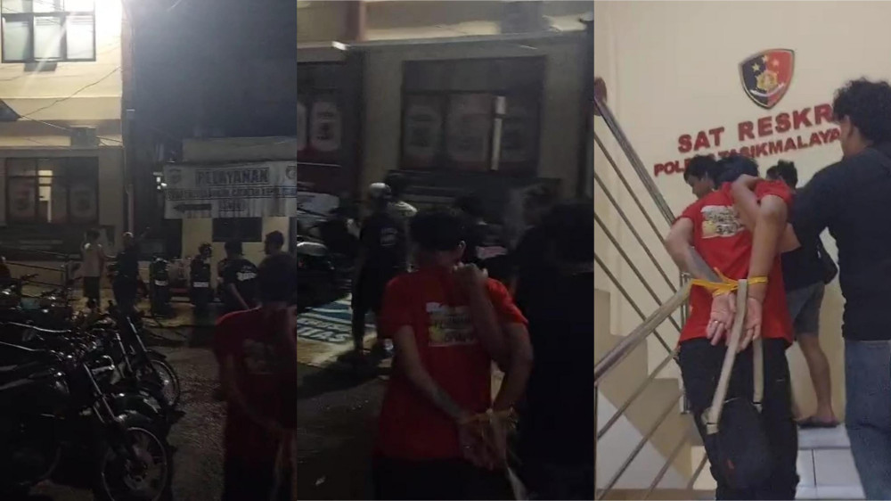 Buron ke Tangerang, Tiga Anggota Geng Motor Penganiaya Warga Kawalu Ditangkap Polres Tasikmalaya Kota