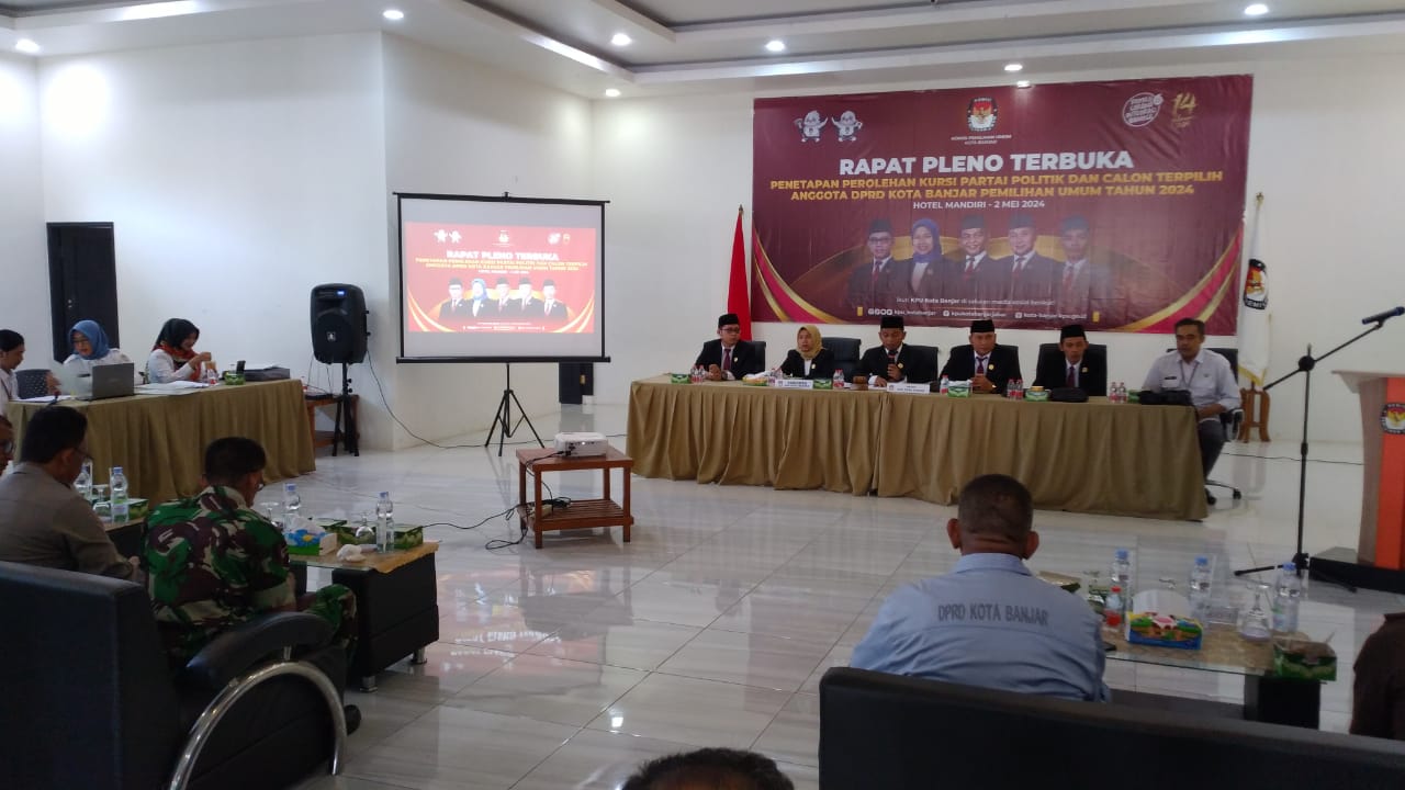 KPU Kota Banjar Tetapkan 30 Anggota DPRD Terpilih Hasil Pemilu 2024, Berikut Nama-namanya