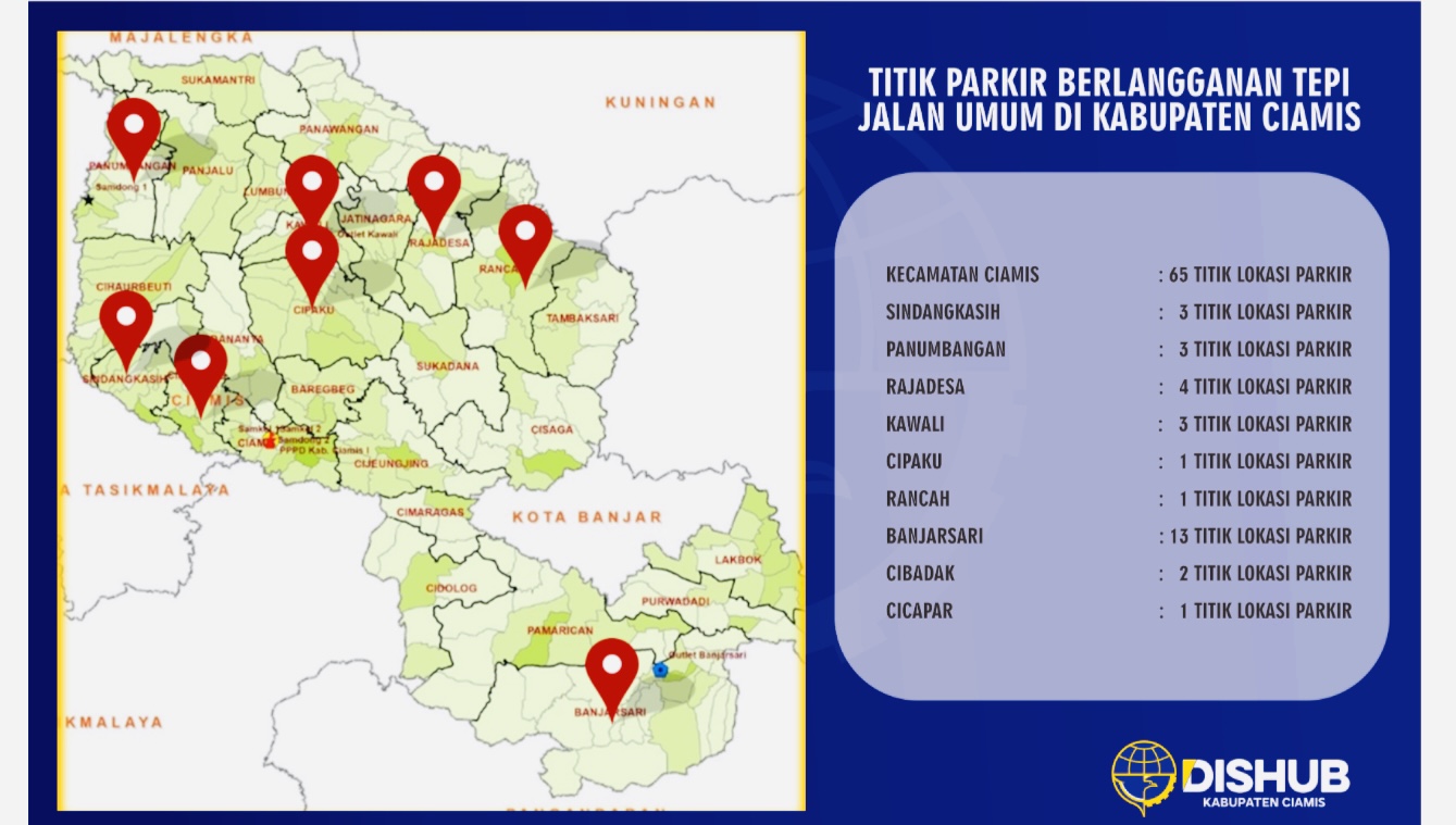 96 Titik Lokasi Parkir Berlangganan di Ciamis, Cek Tarif Perbulannya