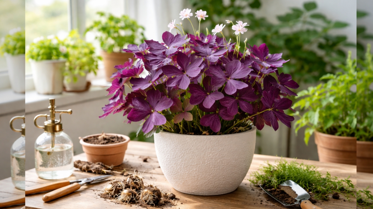 Rahasia Oxalis Triangularis Tampil Prima, Panduan Lengkap untuk Pecinta Tanaman Hias Daun Ungu