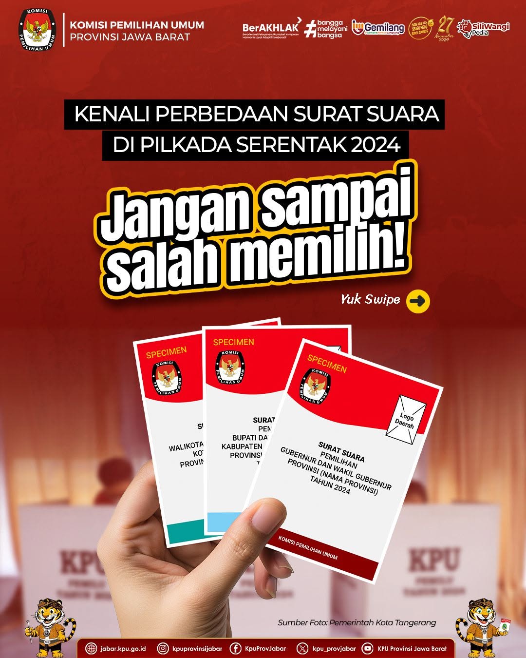 Panduan Lengkap Bagi Pemilih, Kenali Jenis dan Warna Surat Suara Pilkada 2024