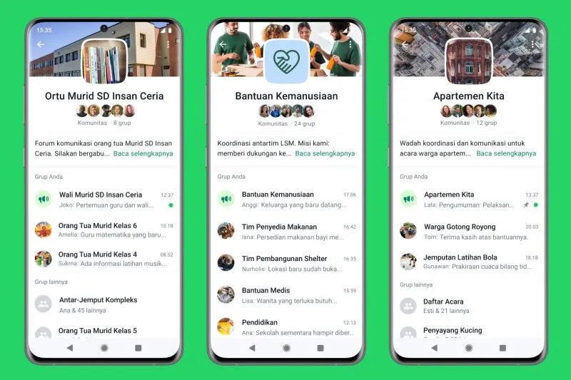 WhatsApp Luncurkan Fitur Baru Bernama Komunitas, Bisa Gabungkan 50 Grup dengan Jumlah Anggota 5.000 Orang