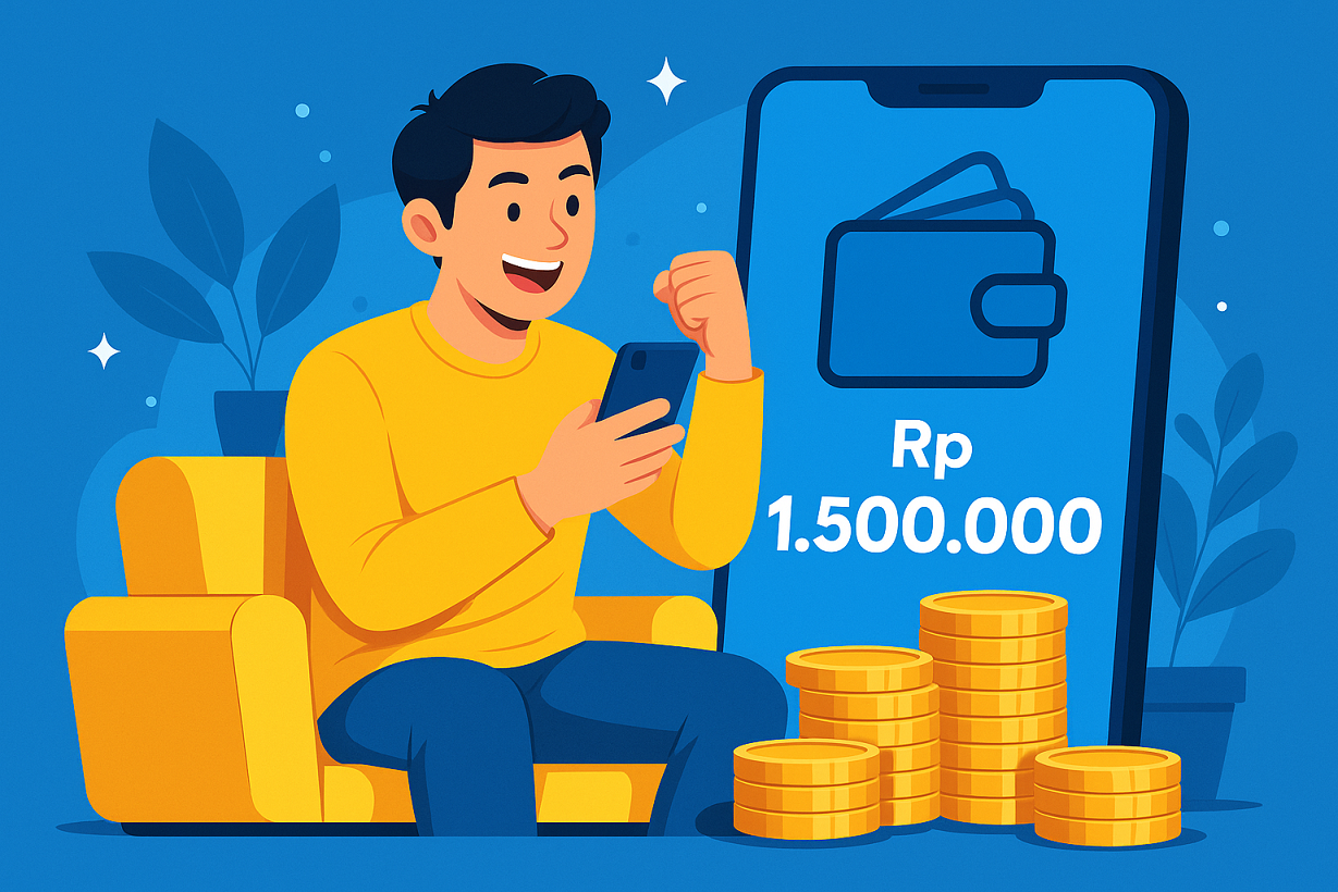 Cara Ambil Saldo DANA Rp1.500.000 dari Aplikasi DANA Gratis Tanpa Modal