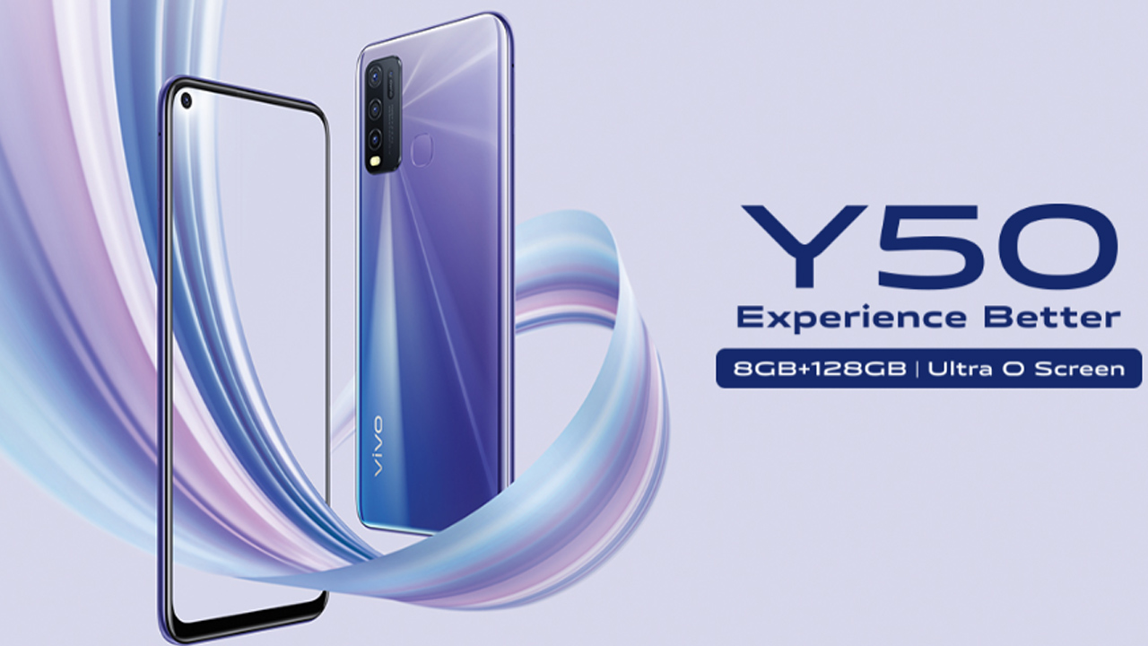 HP Harga 3 Jutaan Terbaru, Vivo Y50 dengan 4 Kamera Belakang dan RAM 8GB