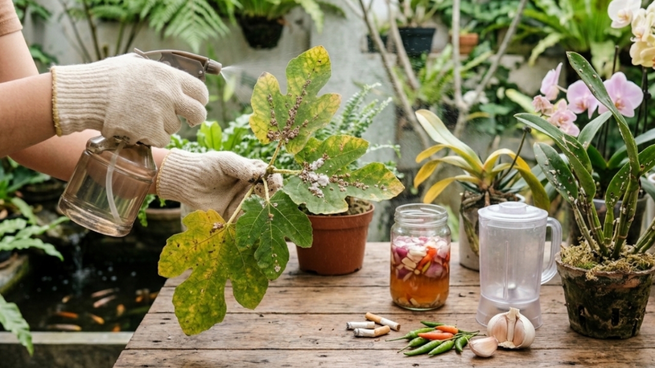Pohon Tin Diserang Hama? Begini Cara Membuat Insektisida Tanaman Alami yang Aman untuk Kebun Rumah