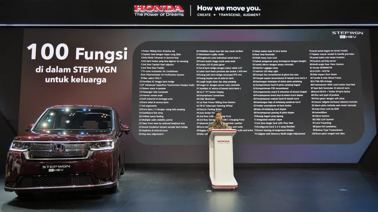 Honda STEP WGN e:HEV: Kabin Pintar untuk Keluarga Modern