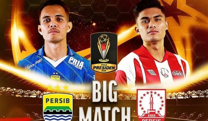 TERBARU Live Streaming Persib vs Persis Solo Kick Off 19.30 WIB Perebutan Tiket Semifinal Piala Presiden 2024