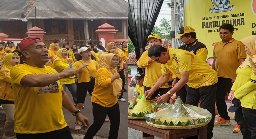 DPD Golkar Kota Tasikmalaya Gelar Senam Massal Daring untuk Pecahkan Rekor MURI  