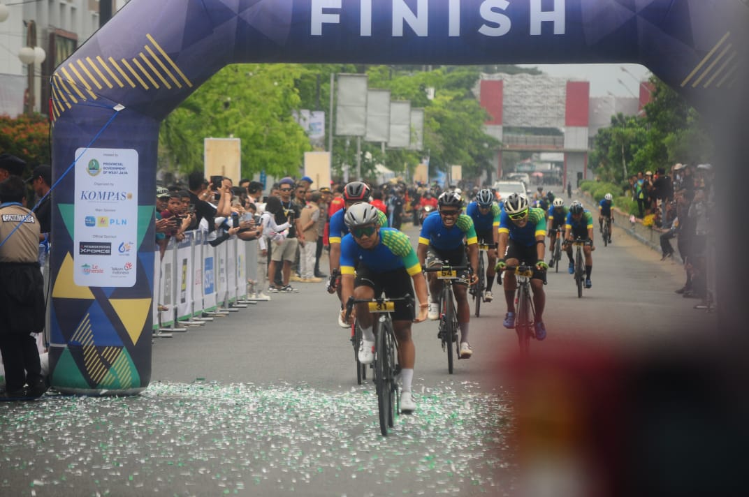 Ratusan Pesepeda Ikut Cycling De Jabar, Kabupaten Pangandaran Jadi Lokasi Finish