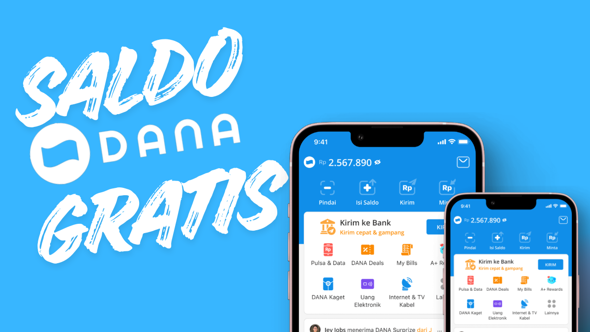 Klaim Saldo DANA Gratis Rp410.000 dan Cara Klaim Saldo DANA Gratis dari DANA Kaget