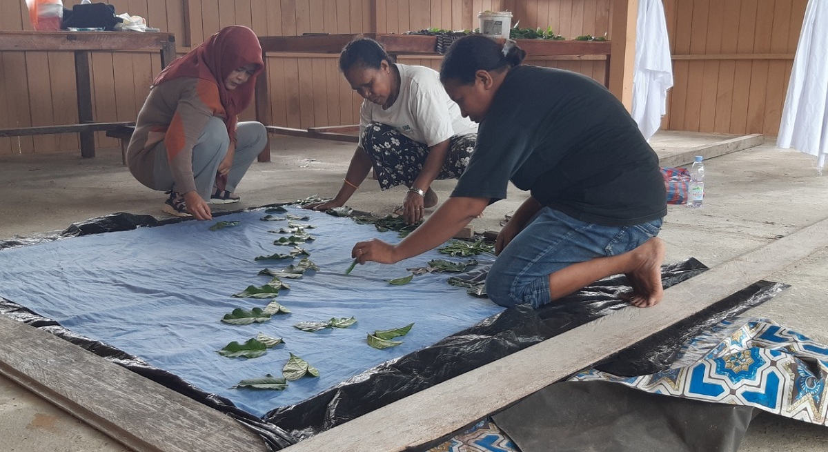 Produknya Serba Alami, KUPS Ecoprint dan Industri Kreatif Kampung Dumaring Buka Peluang Kerja bagi Warga