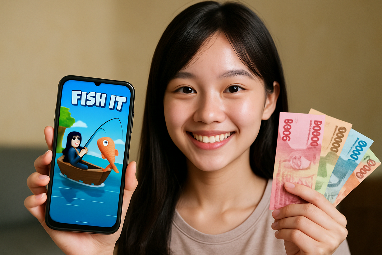 Cara Legal Dapat Saldo DANA Gratis dari Roblox Game Fish It