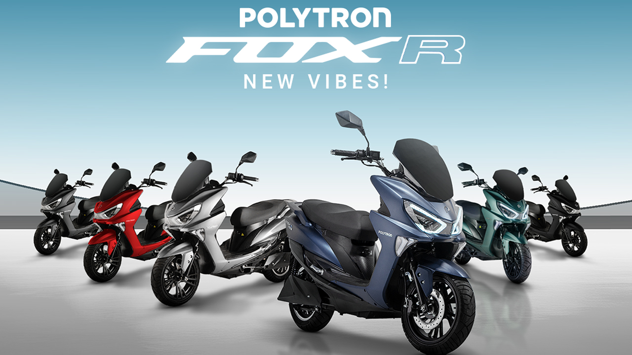 Motor Listrik Polytron Fox-R Hadirkan Tiga Warna Baru, Terinspirasi Tren Warna Otomotif 2025