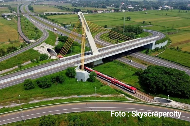 Jembatan Klodran Jadi Ikon Jalan Tol Solo - Ngawi, Tak Kalah dengan Erasmus Bridge di Kota Rotterdam