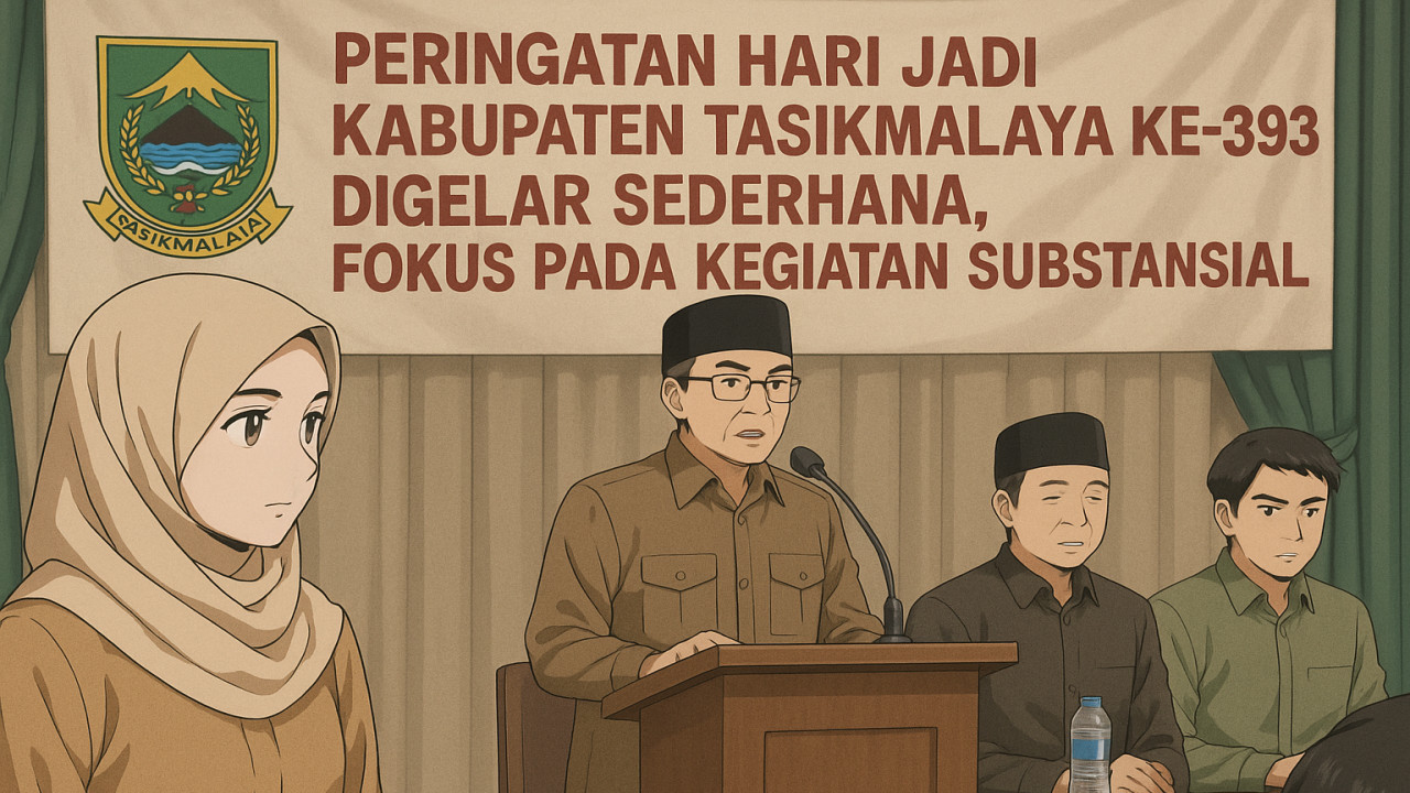 HUT ke-393 Kabupaten Tasikmalaya Bakal Digelar Sederhana, Fokus pada Kegiatan Substansial