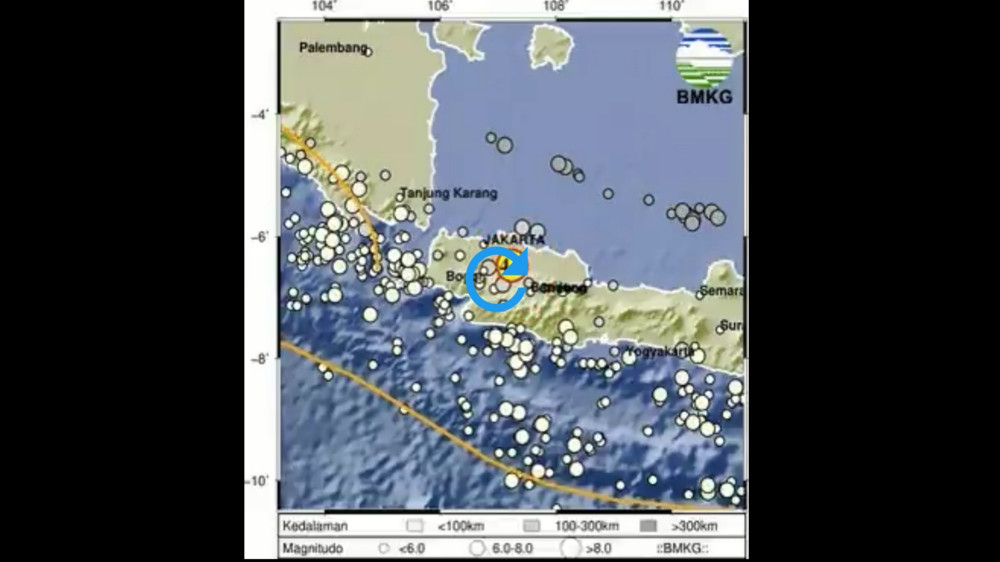 Usai Gempa Bekasi, BMKG Juga Deteksi Pusat Guncangan di Karawang Selatan