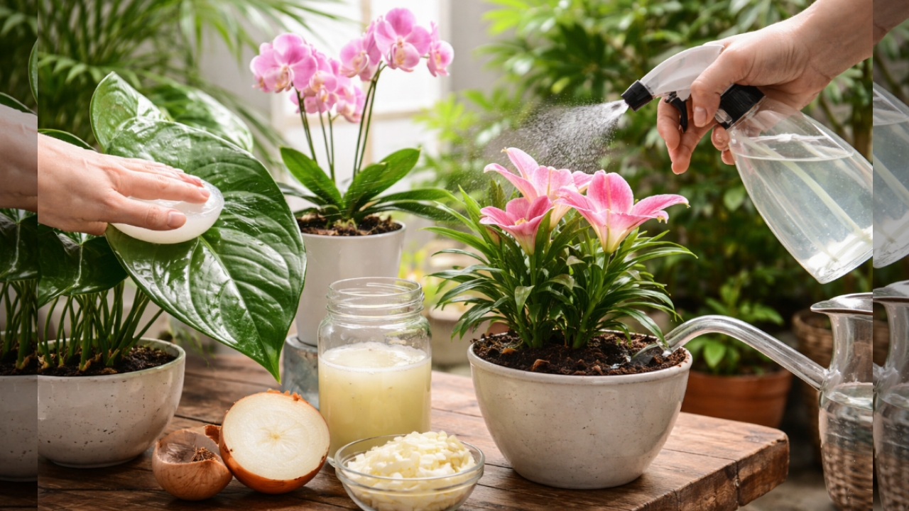 Rahasia Perawatan Tanaman Hias di Rumah: Resep Pupuk Bawang yang Bikin Daun Mengilap dan Akar Kuat