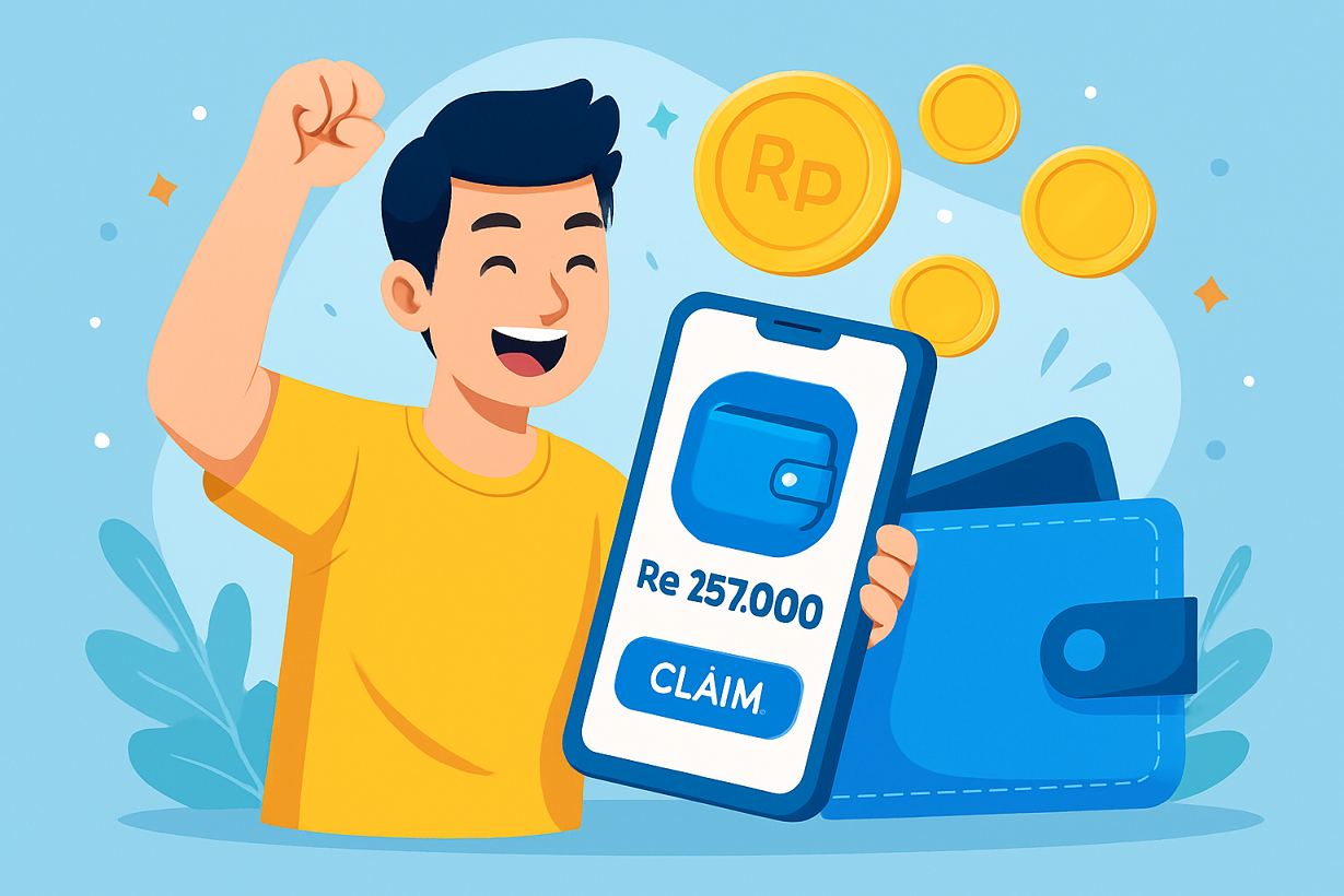 Cara Klaim Saldo DANA Gratis dari Fitur DANA Kaget Hari Ini